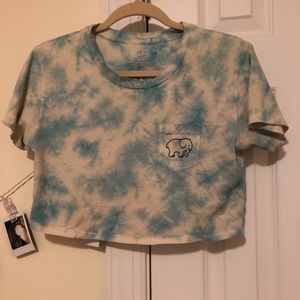 tie dye crop top